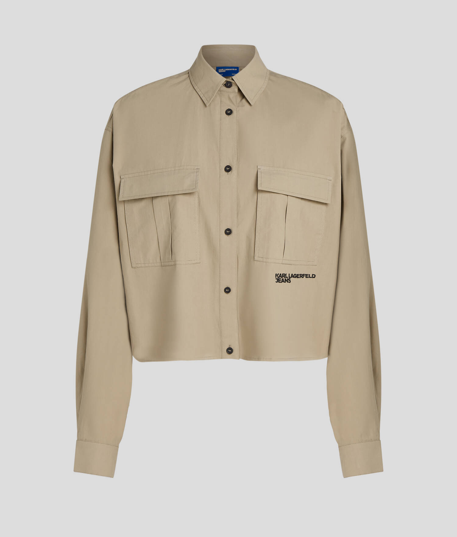 CHEMISE BOXY AU STYLE UTILITAIRE - Taupe du désert