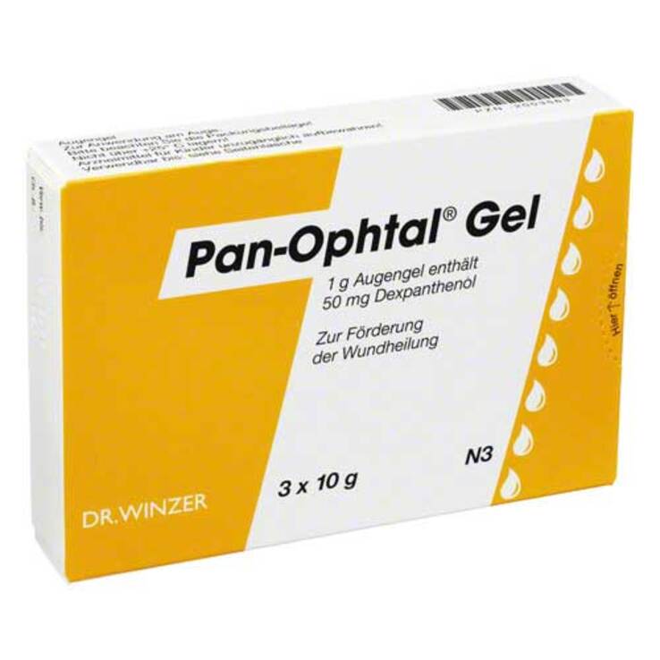 Pan Ophtal Gel, 3X10 g