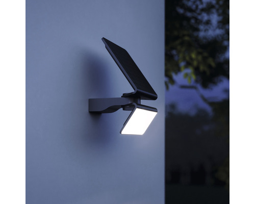 Steinel LED Solar Sensor Spotlight 42 lm 4000K 18,9x29,8 cm XSolar LS zilver