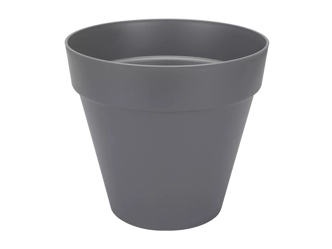 Pot de fleurs rond Loft Urban Ø 30 x H.26 cm - Anthracite