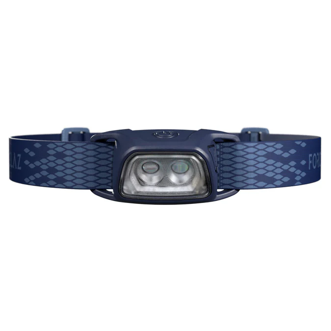 Decathlon Forclaz - Lanterna de Cabeça para Caminhada Forclaz Trek 100 Recarregável com 200 Lúmens e Alimentação USB