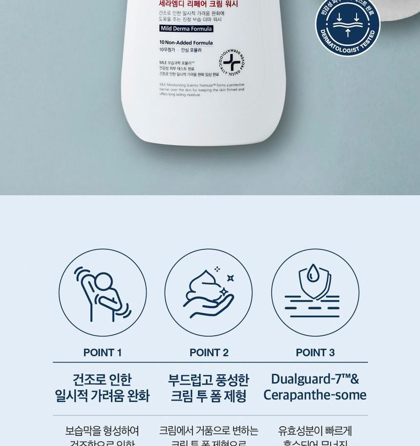 Derma: B - CeraMD Repair Cream Wash