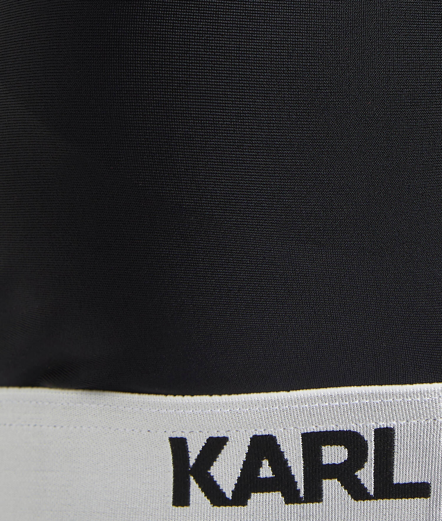 HAUT DE BIKINI À COL HALTER AVEC LOGO KARL