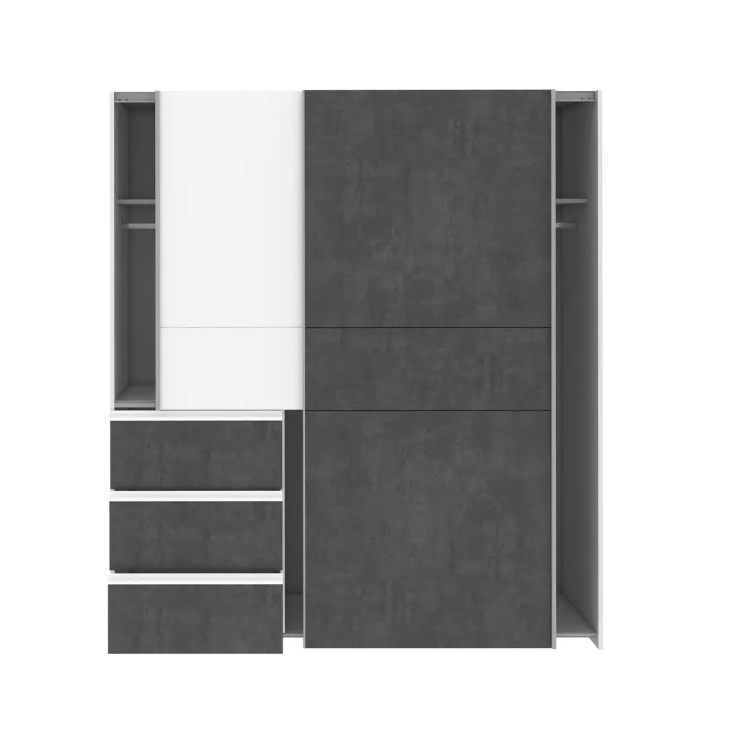 Schwebetürenschrank Winn2 170 x 200 cm
