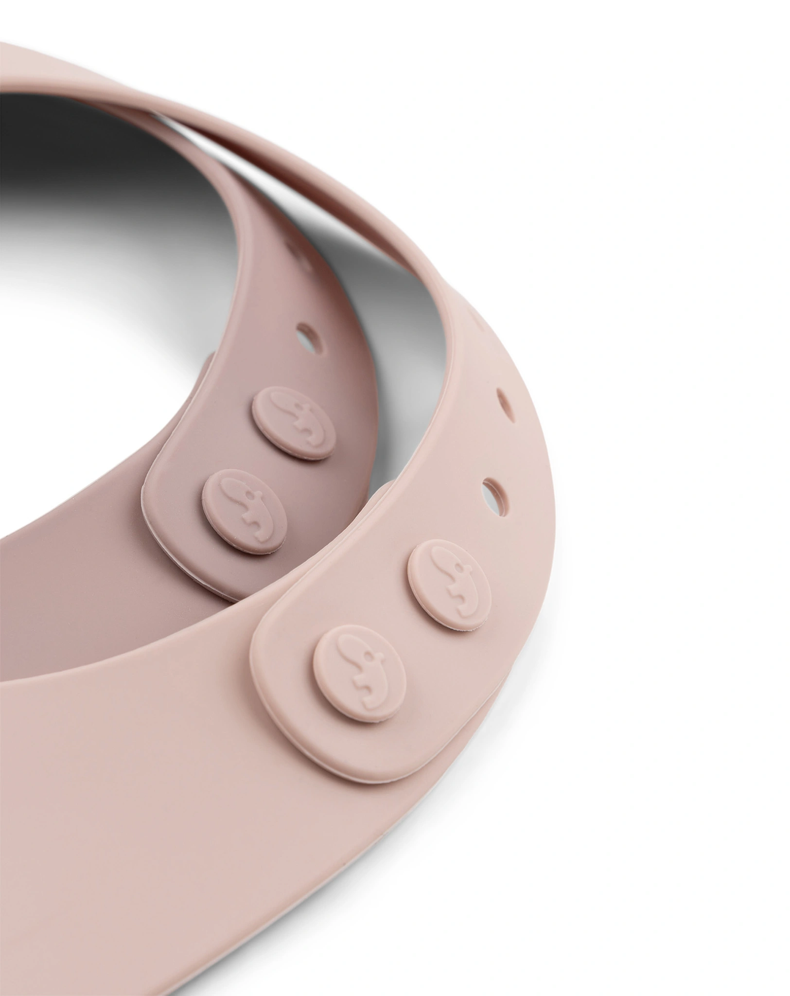 Silikon-Lätzchen OZZO 2er Pack in rosa