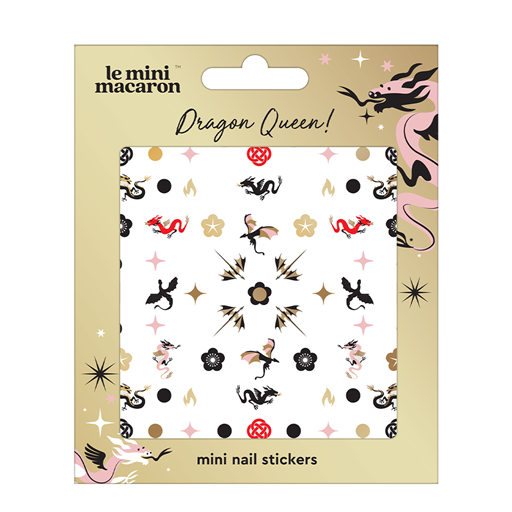 Le Mini Macaron Mini Nail Art Stickers, Dragon Queen