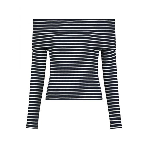 Neo Noir Lessy Stripe Bluse, Dark Navy, 38