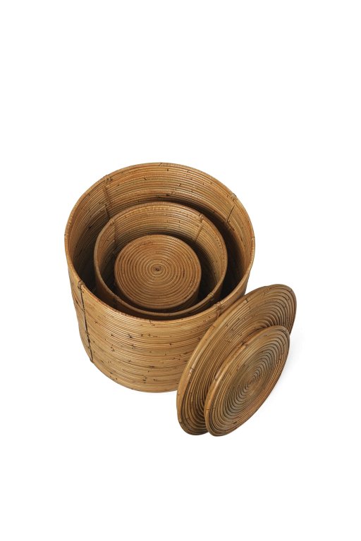 Ferm Living Column opbergmand set van 3