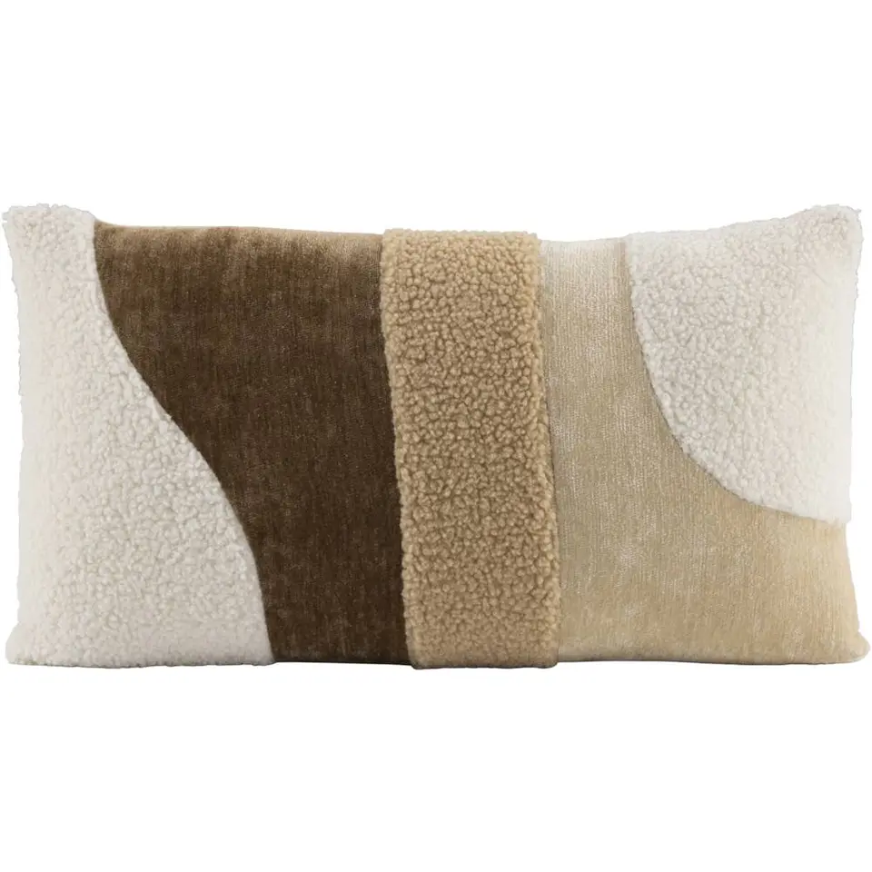 Sierkussen Brent - beige/crème - 30x50 cm