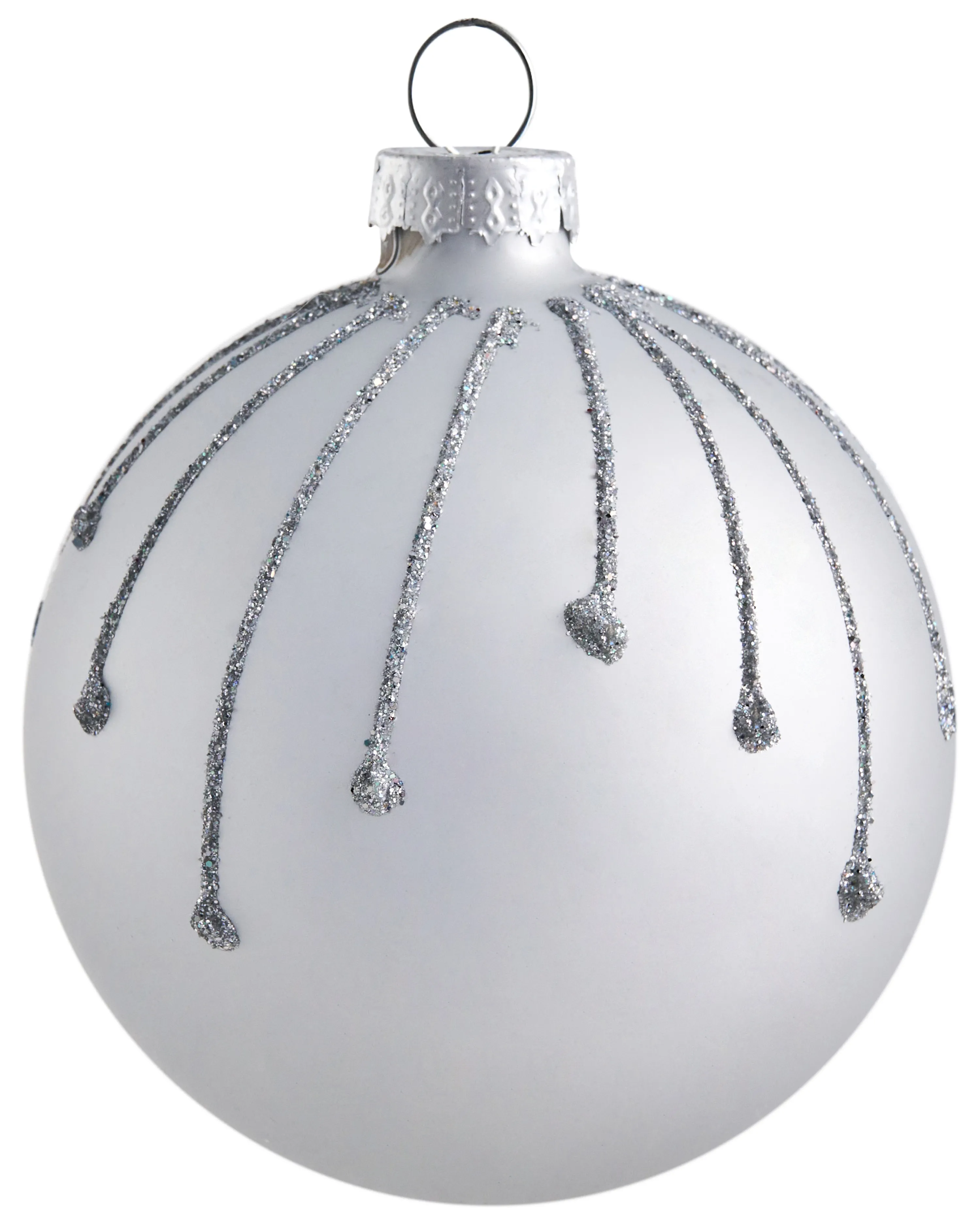 Set van 35 kerstballen SNOWFALL Glas Blauw