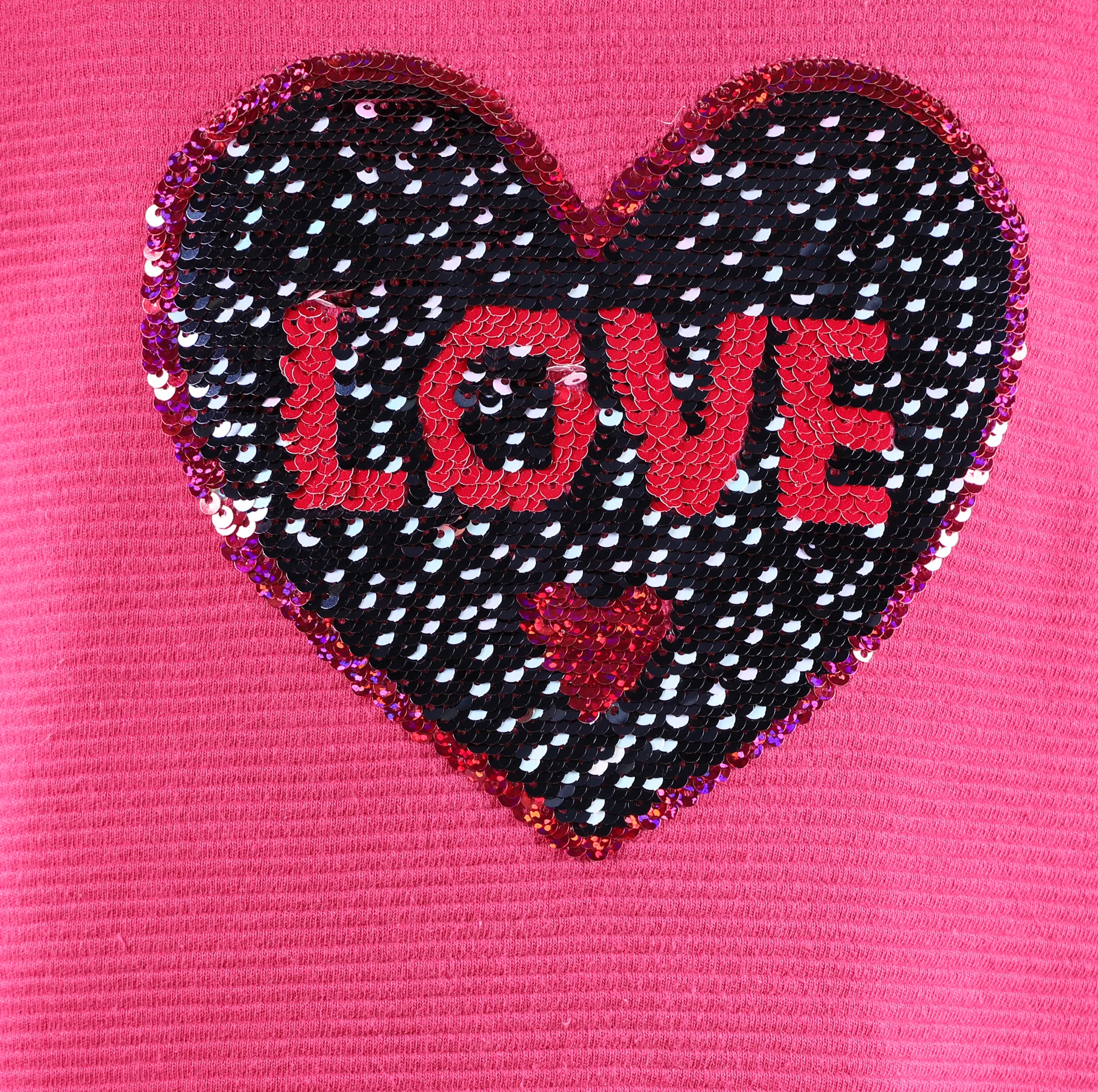 Mädchen Sweater mit Wendepailletten-Motiv