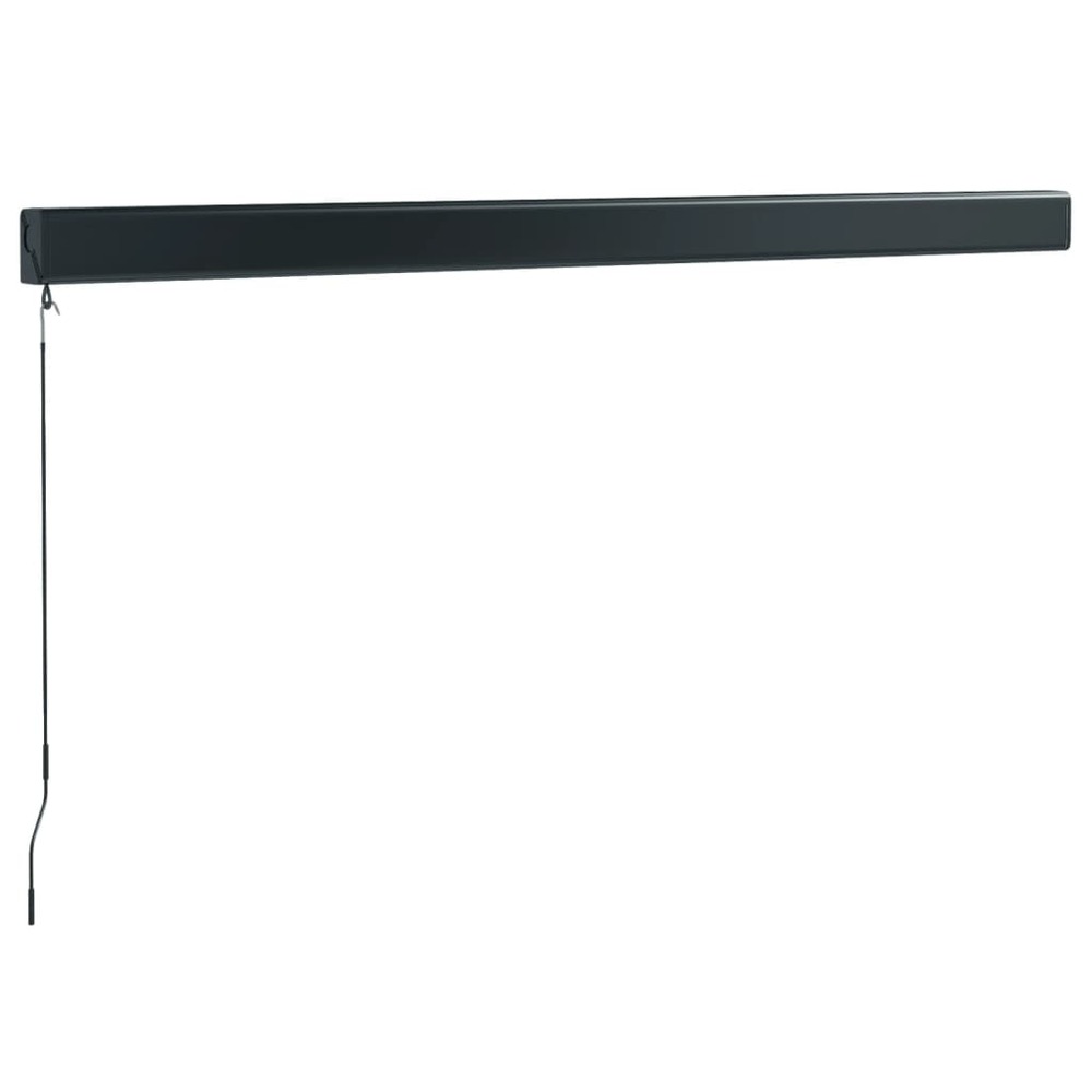 Auvent rétractable bleu et blanc 3x2,5 m tissu et aluminium