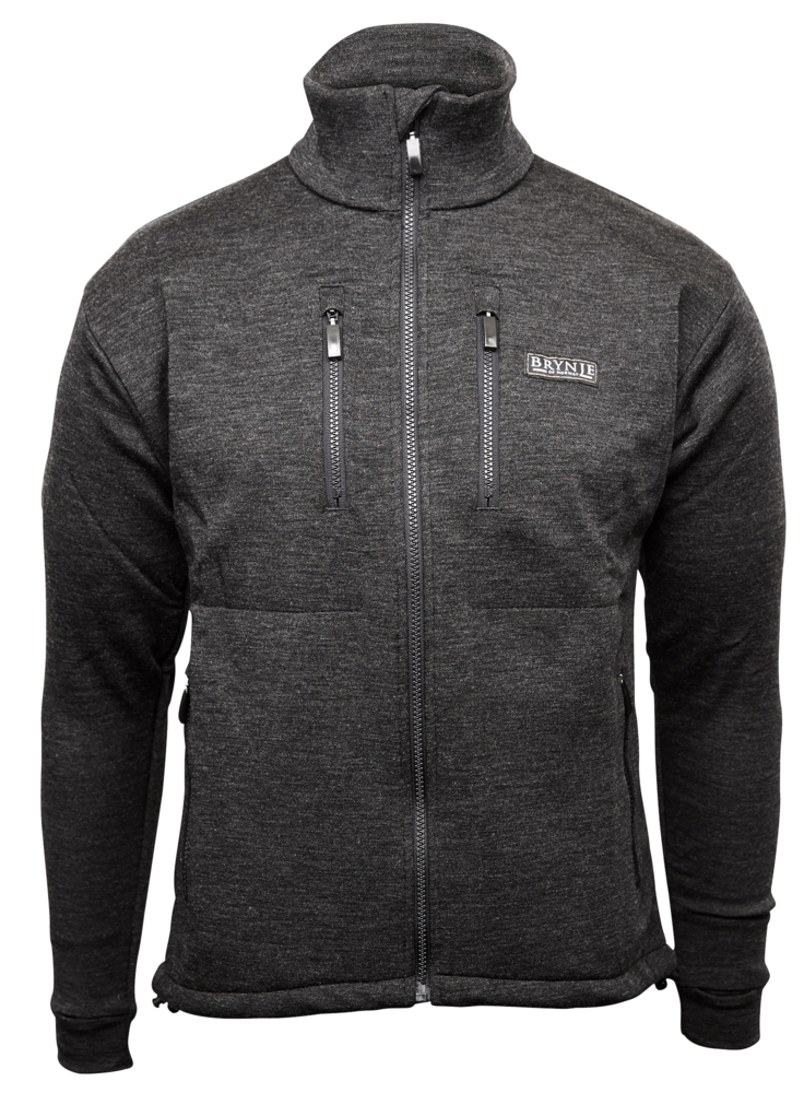 Brynje Antarctic Jakke M/Vindstopper i Front<br>Ulljakke med nettingfor og vindstopper!