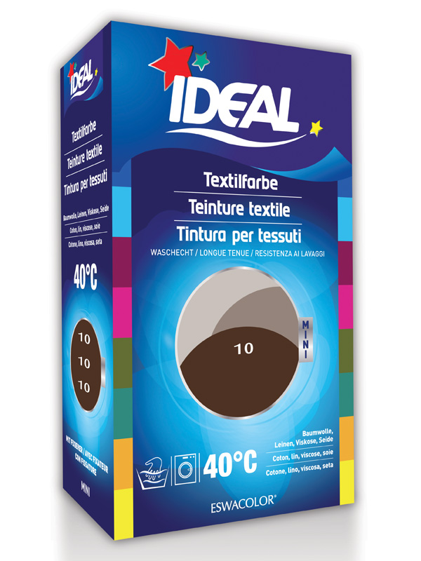 IDEAL MINI Baumwolle Color<br>1 Stück, No10 schokolade
