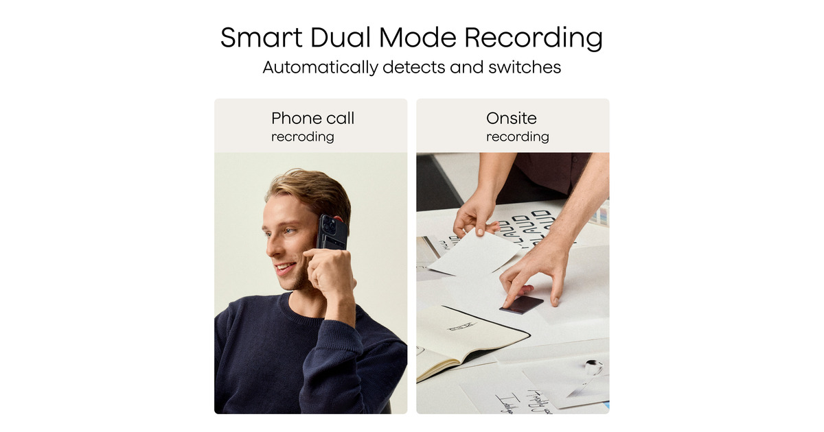 PlaudNote Pro dicteerapparaat  (Zwart, 64 GB, Bluetooth (BLE 5.4), Dual-band Wi-Fi (2.4GHz & 5GHz))