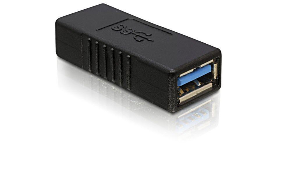 USB 3.0 Adapter USB-A Buchse - USB-A BuchseDelock Adapter USB 3.0-A Buchse / Buchse