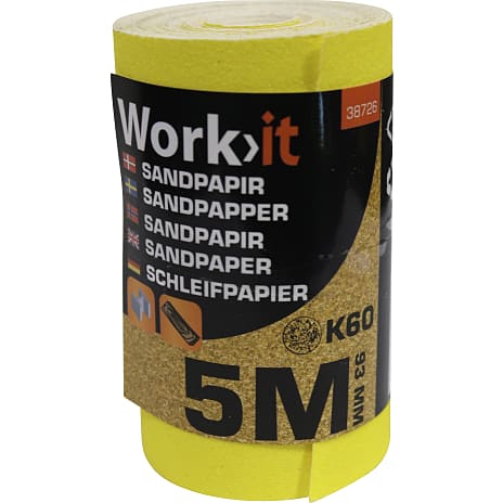 Sandpapir i rulle