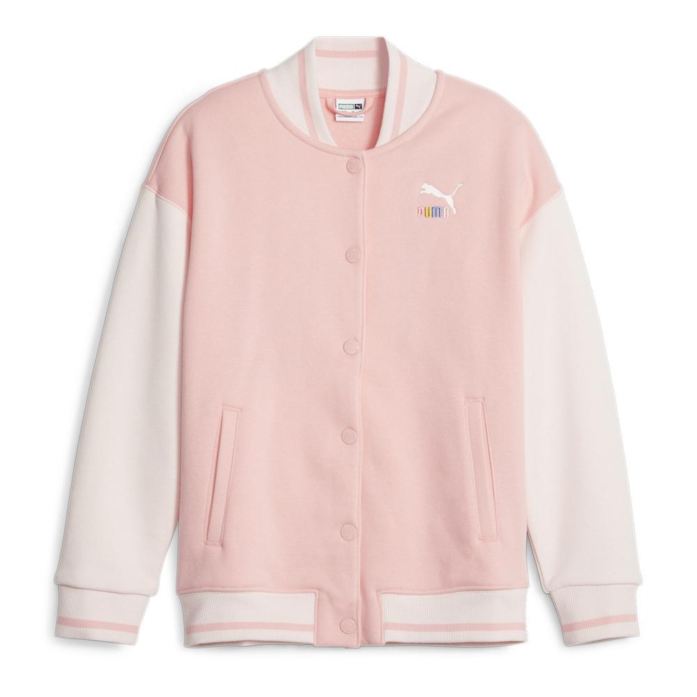 Puma Veste Rose Fille Puma Sweater