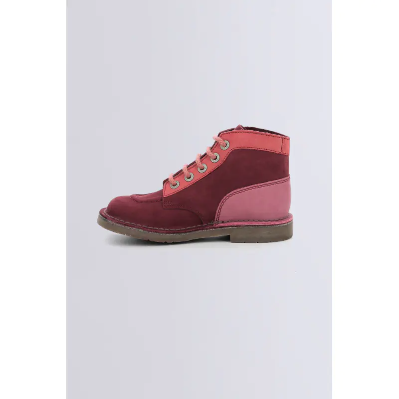 KICK COL ROSE TRICOLORE BOTTINES Cuir Fille