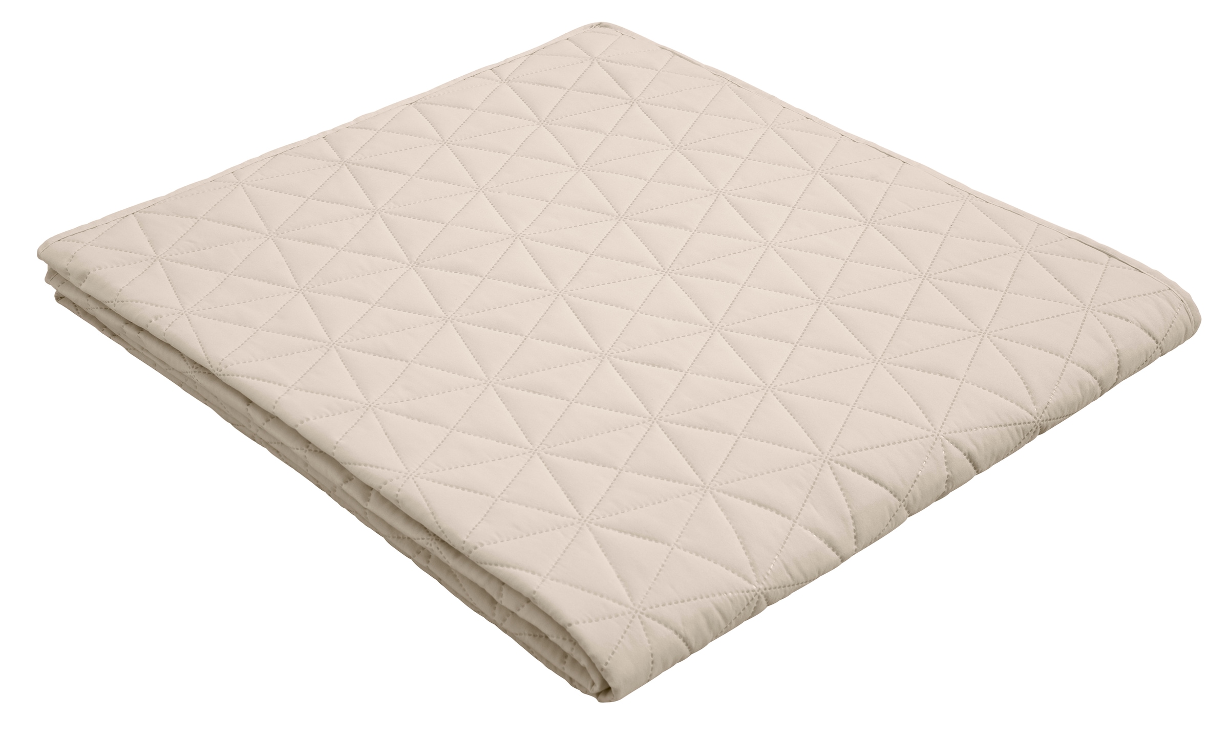 GOODproduct Tagesdecke »Tesso« unifarben mit grafischem Muster