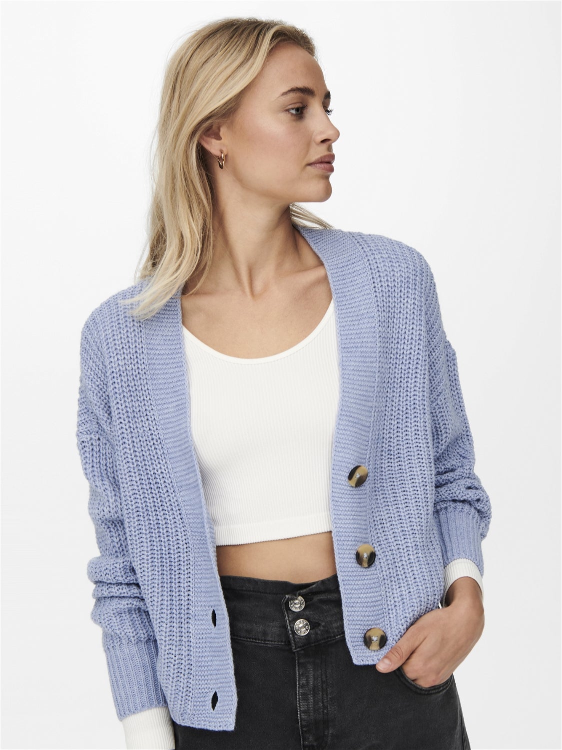 ONLCAROL Strickjacke Blue Heron