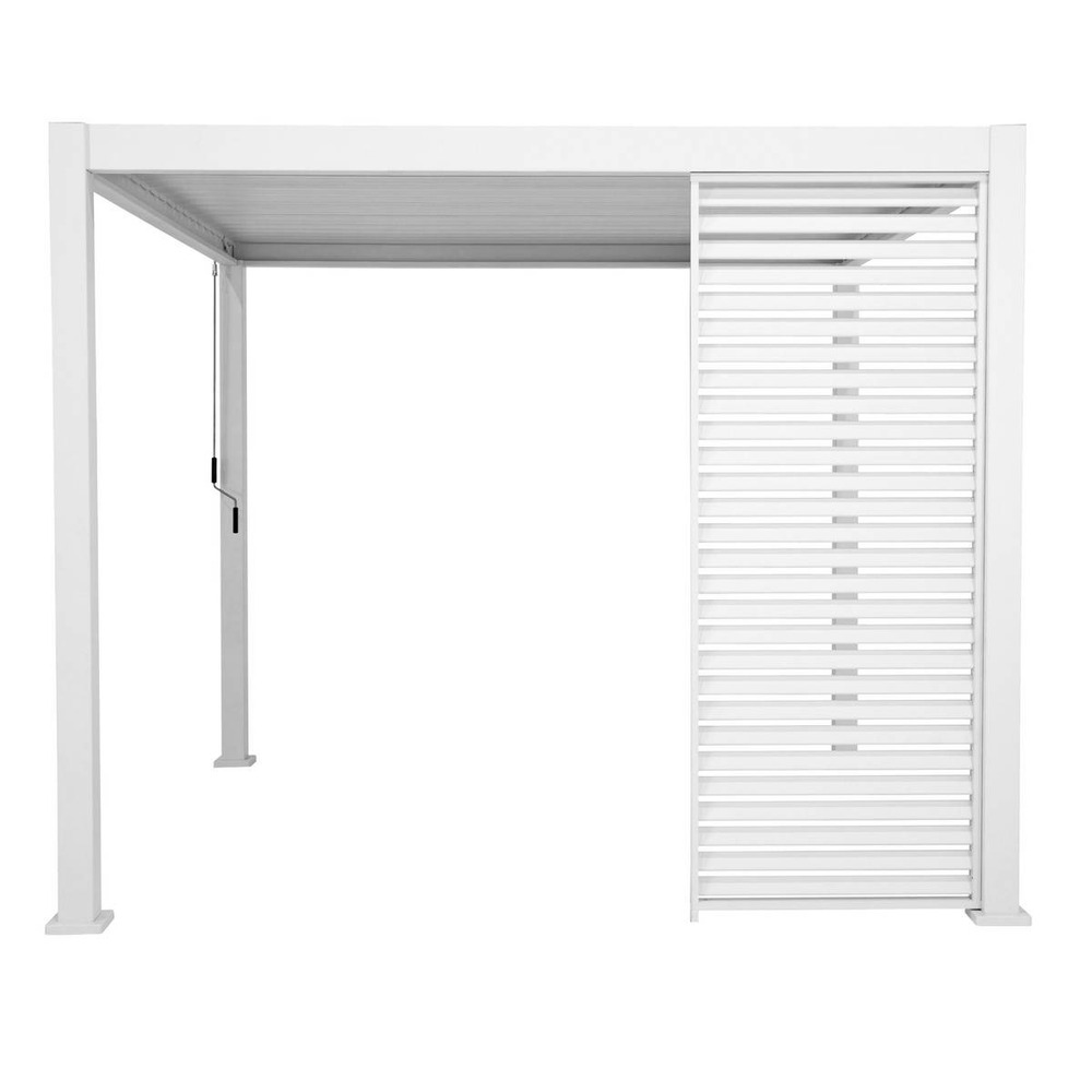 Persienne pour pergola evora blanche