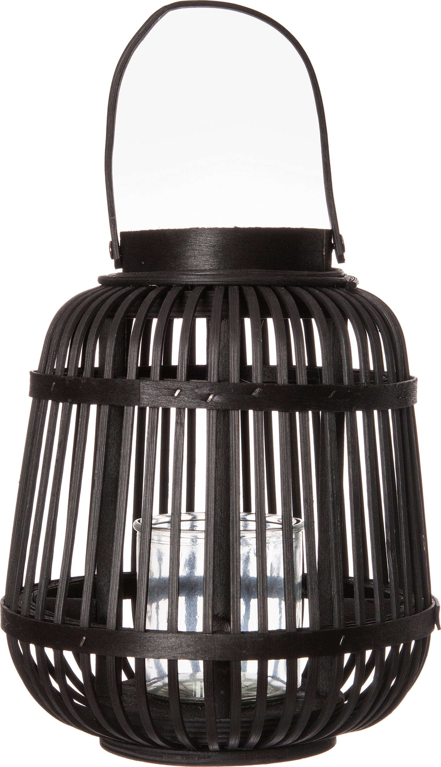 Intratuin windlicht Zen zwart D 20 H 23 cm
