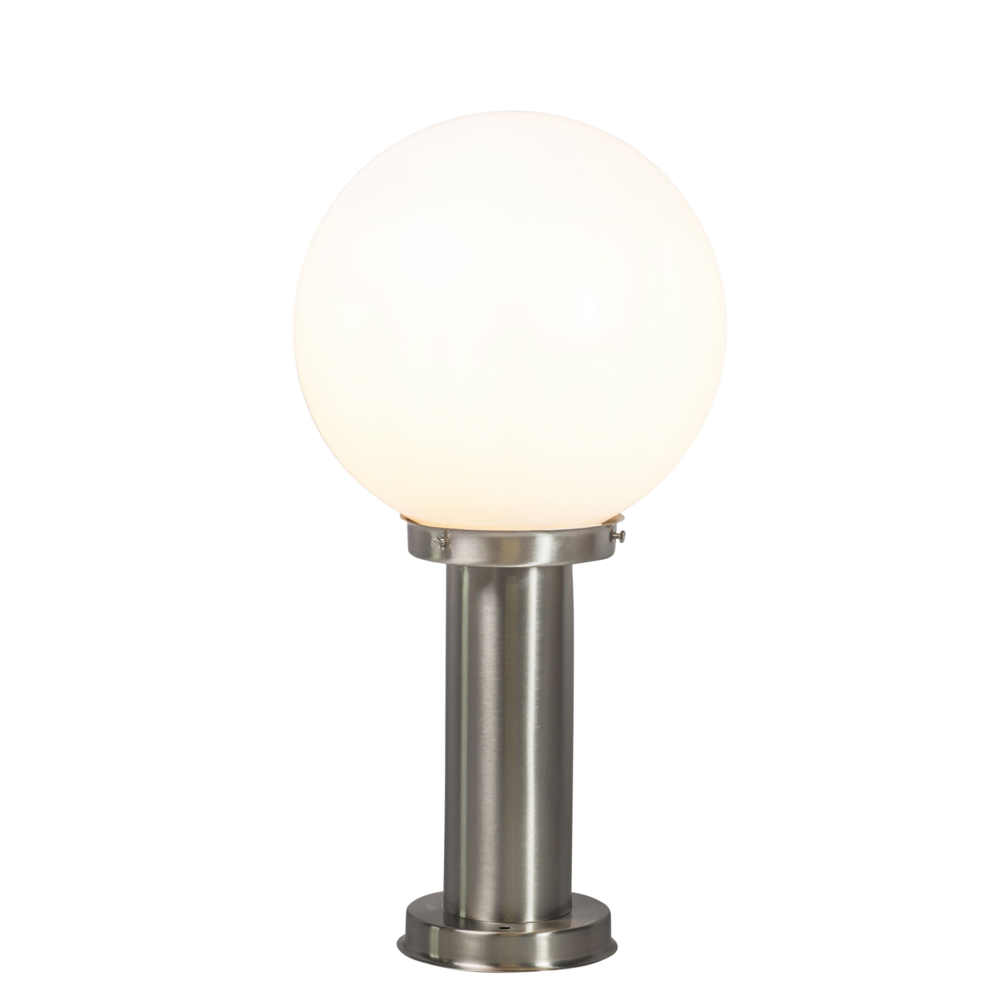 Moderne buitenlamp paal staal RVS 50 cm - Sfera