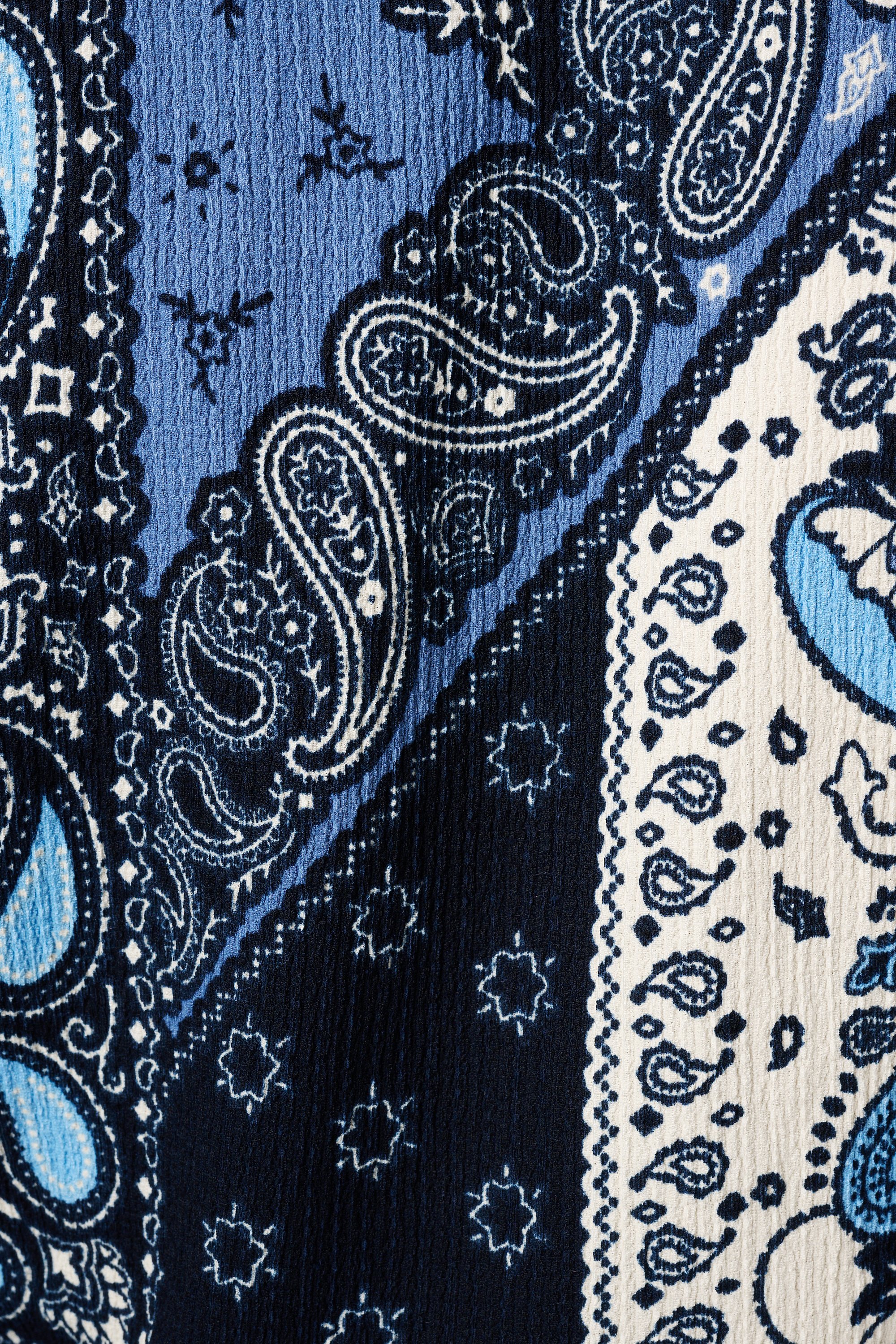 Top met print en subtiele details Multi blue