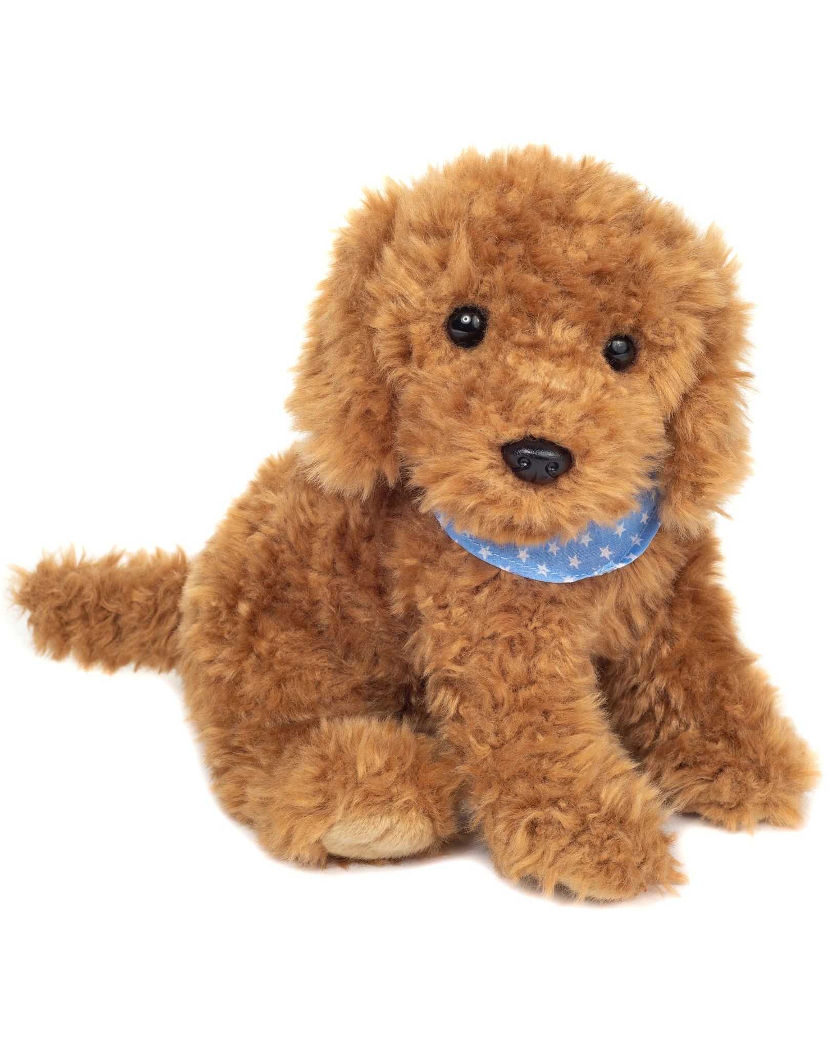 Kuscheltier GOLDENDOODLE sitzend (30cm) in braun