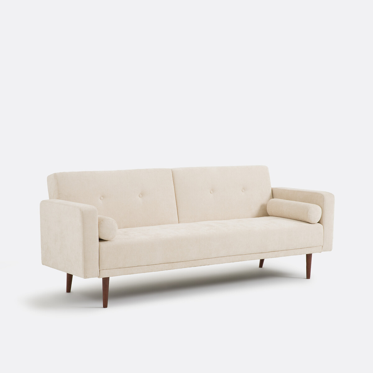 LA REDOUTE INTERIEURS<br>Sofá cama de 3 lugares, chenille, Tuske