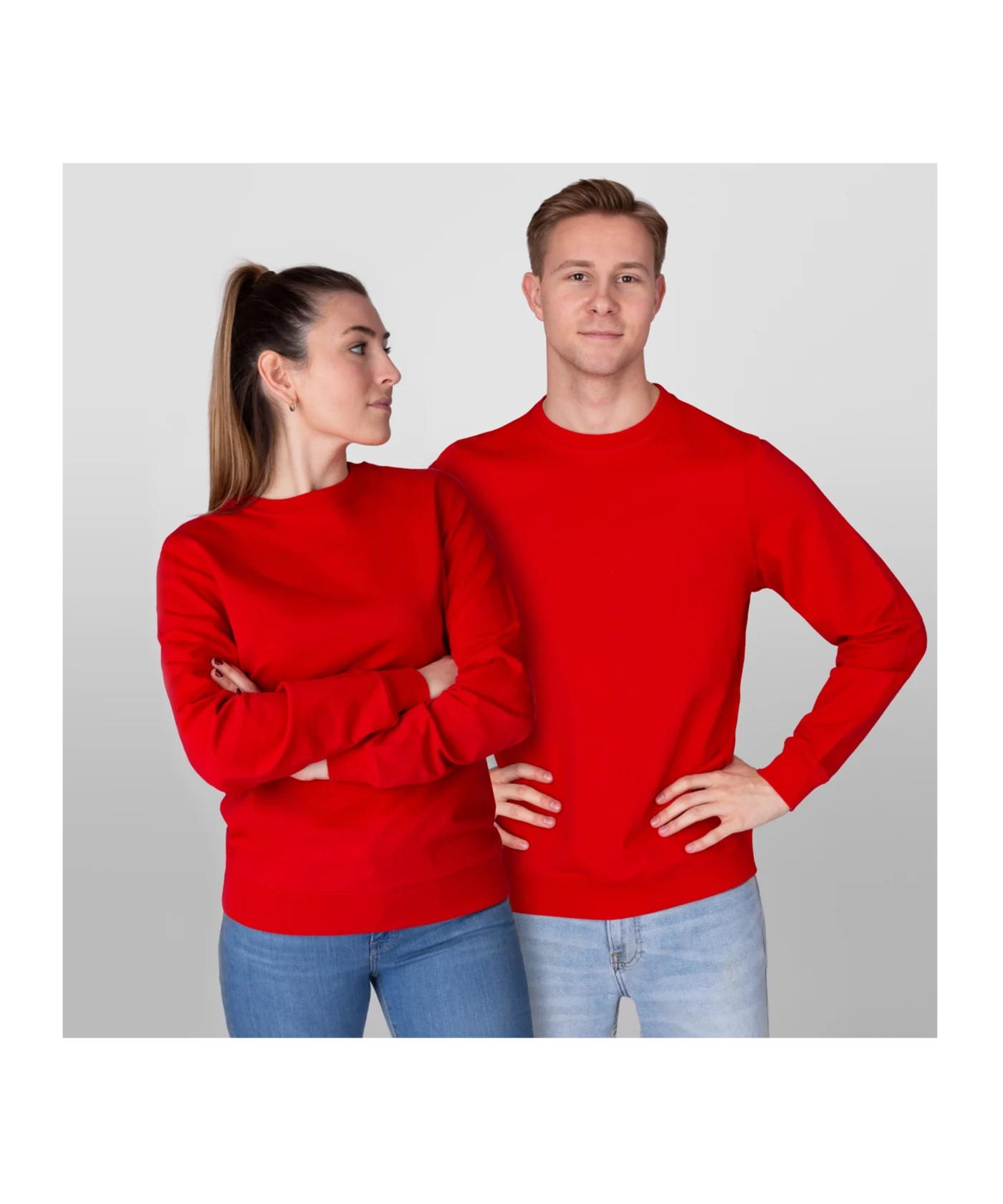JAKO Doubletex Sweatshirt Rot F100