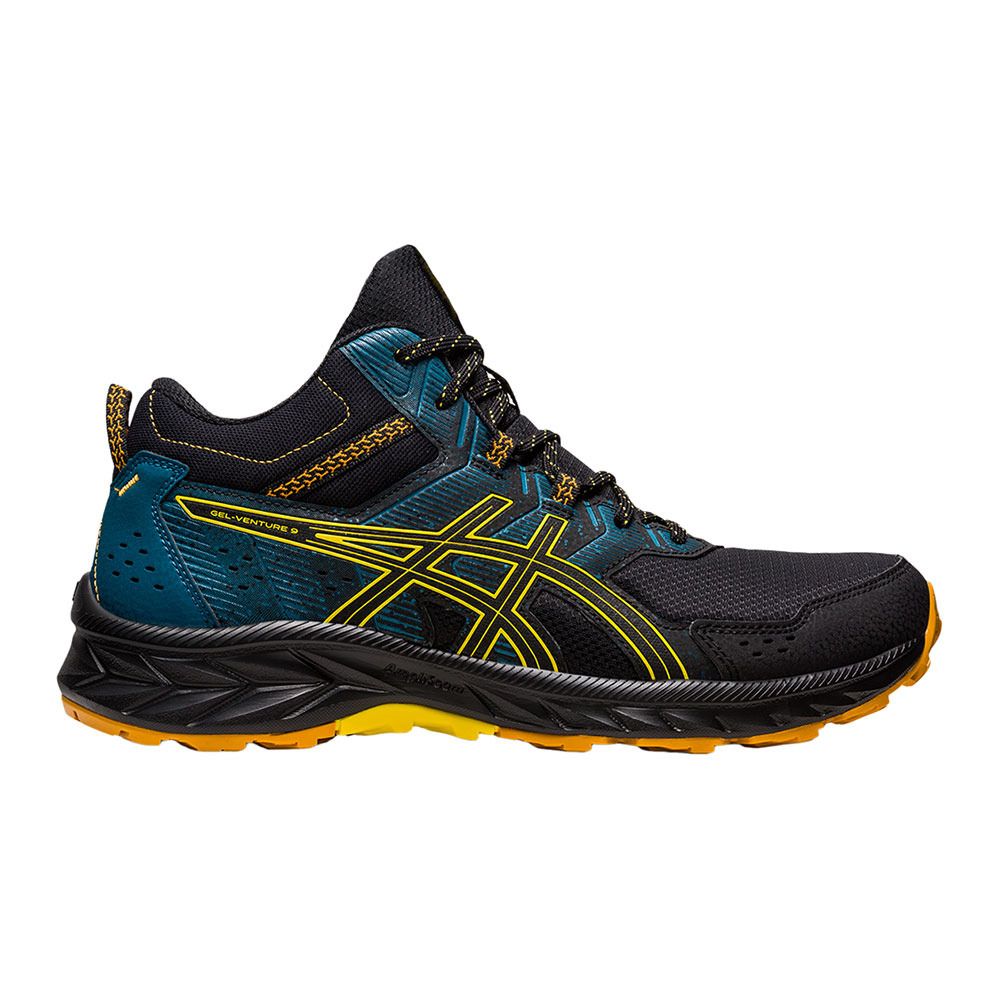 Asics GEL-VENTURE 9 MT - Chaussures trail Homme black/golden yellow