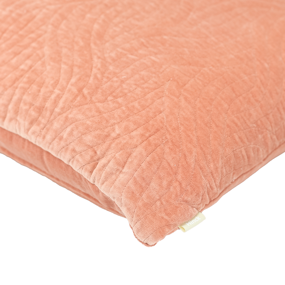 Sierkussen Curve velours flamingo 45x55 cm