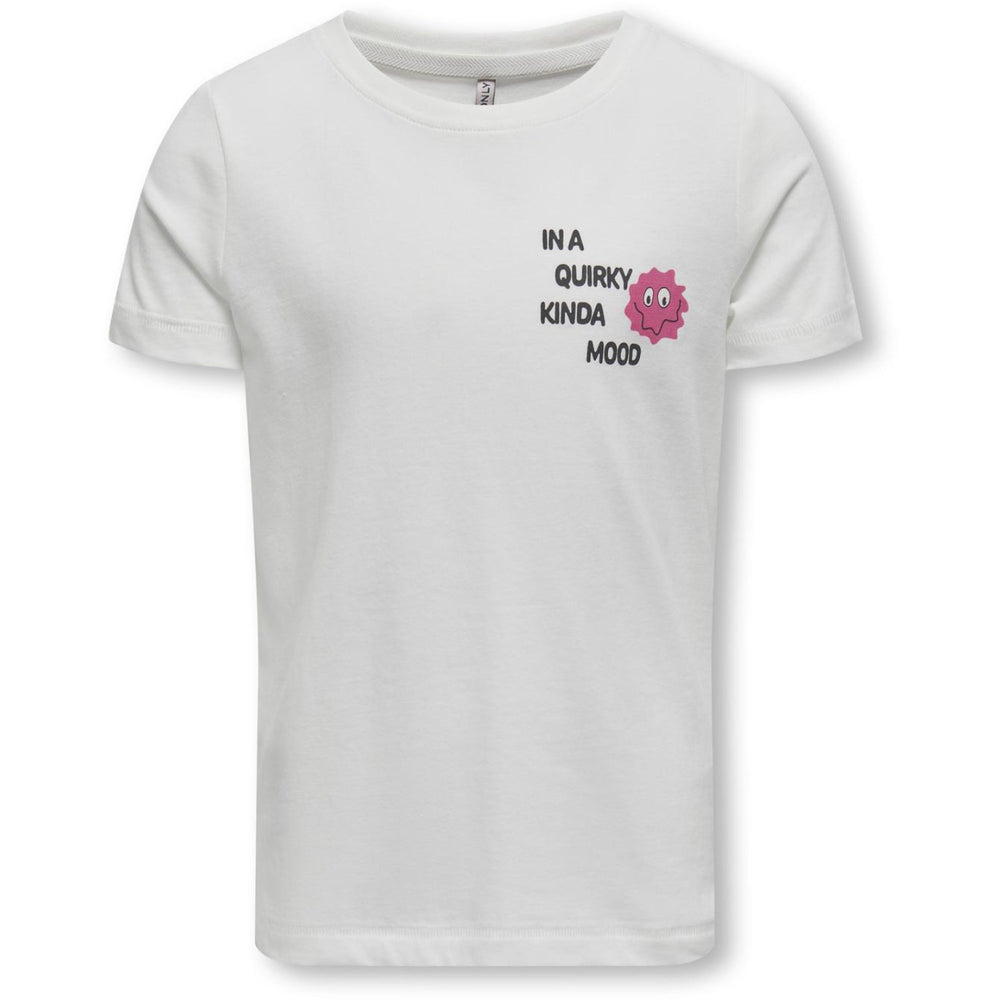 Køb kids ONLY Cloud Dancer Lana Life O-Neck T-Shirt