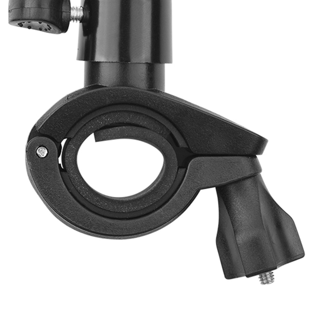 Alu Fahrrad Halterung Velo Lenkstangen Halter für DJI OM 4 / OSMO Mobile 3 / OSMO Mobile 2  - Schwarz