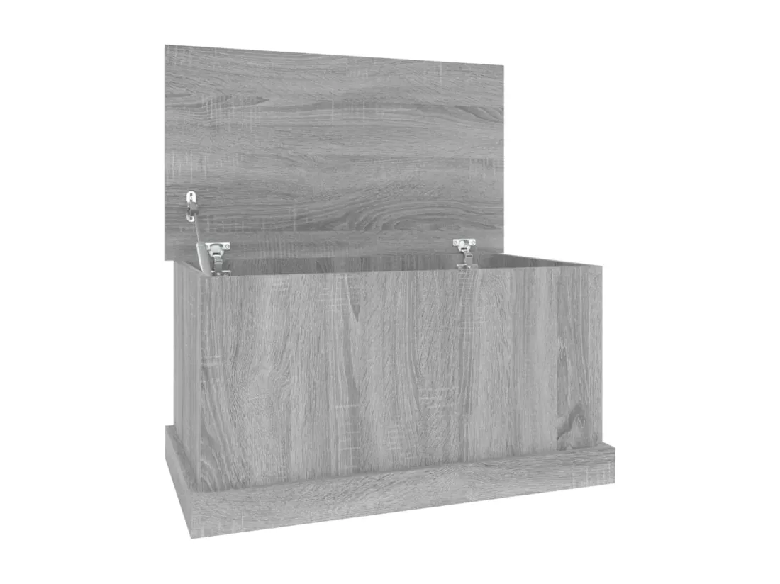 Boîte de rangement sonoma gris 70x40x38 cm bois d'ingénierie