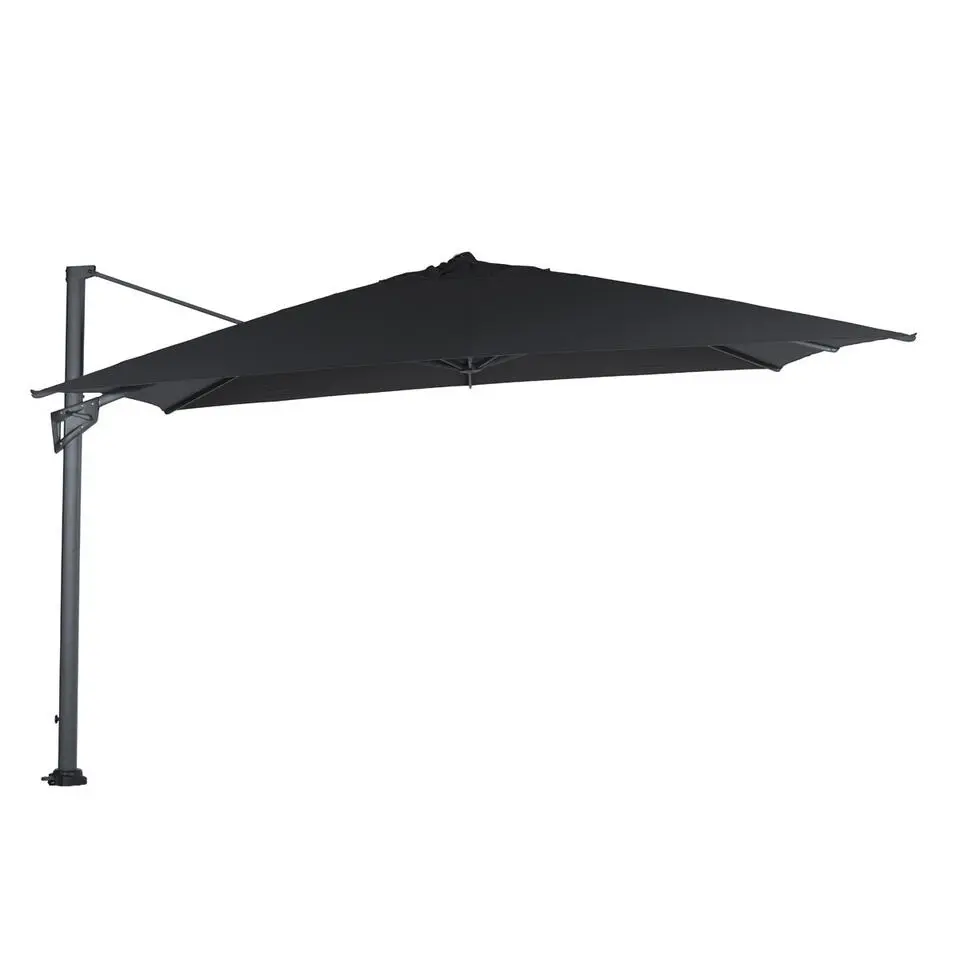 Garden Impressions Hawaii King pole 400x400 - donker grijs - zwart