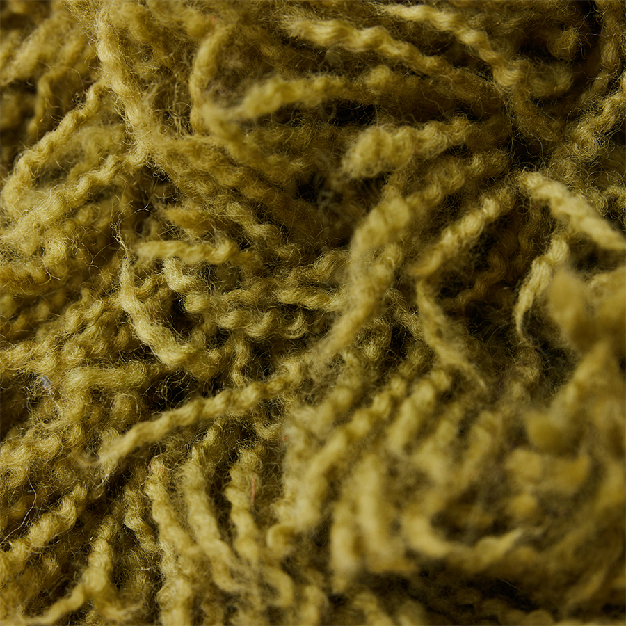 Sierkussen Fluffy 50x50 cm olive