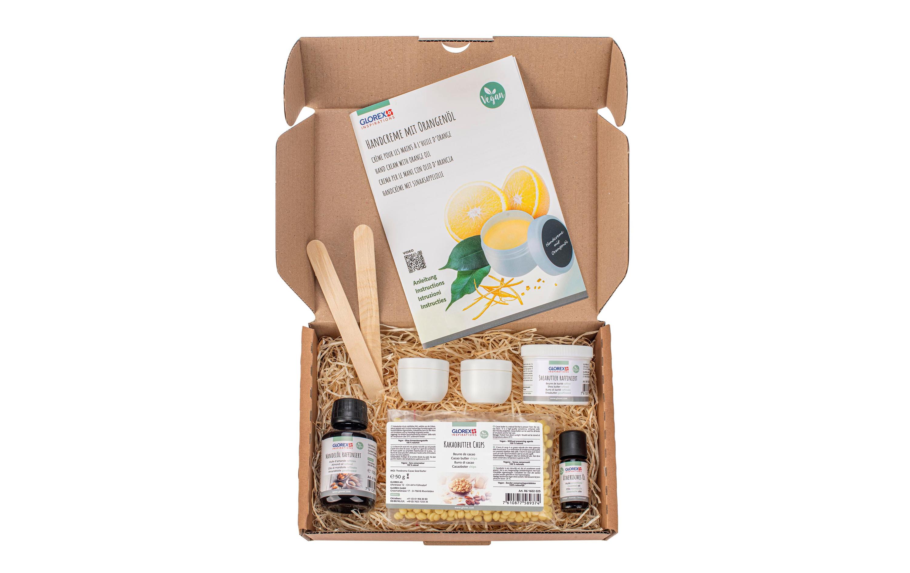 Kosmetikbutter Starterset 8-teiligSet für Selbstgemachte vegane Kosmetik