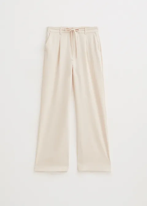 Pantalon met strik zand (ZND.L)