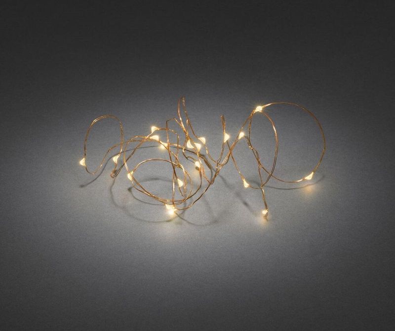 Konstsmide - LED Lichtketting - Amberkleurig - Koperkleurig - Binnenshuis