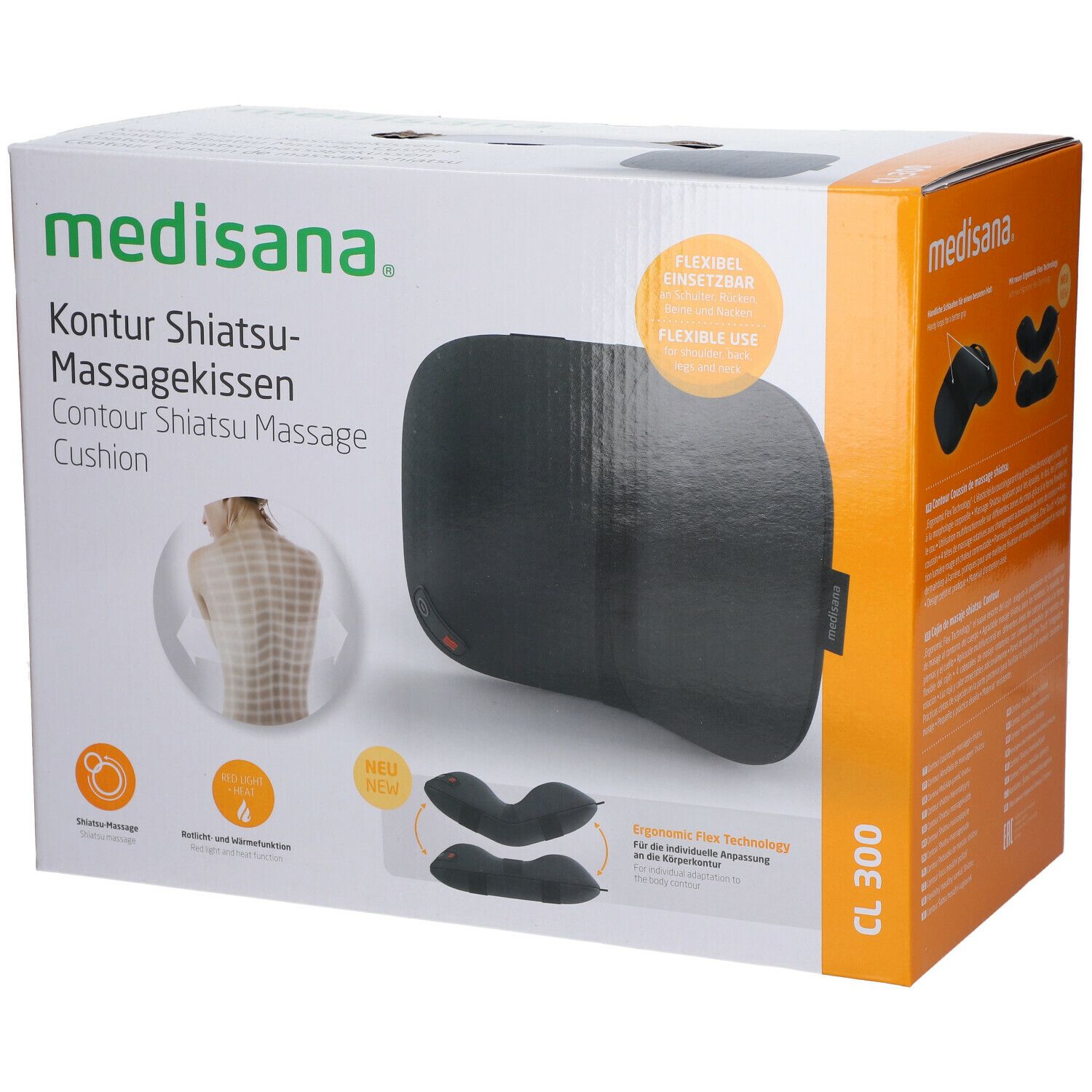 medisana® Contour Shiatsu-Massagekissen CL 300