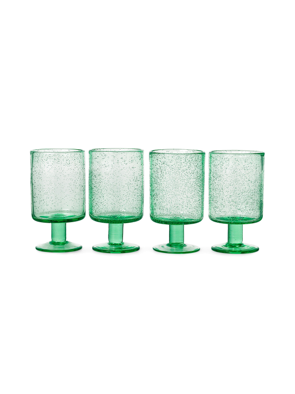 Ferm Living Oli wijnglas amber