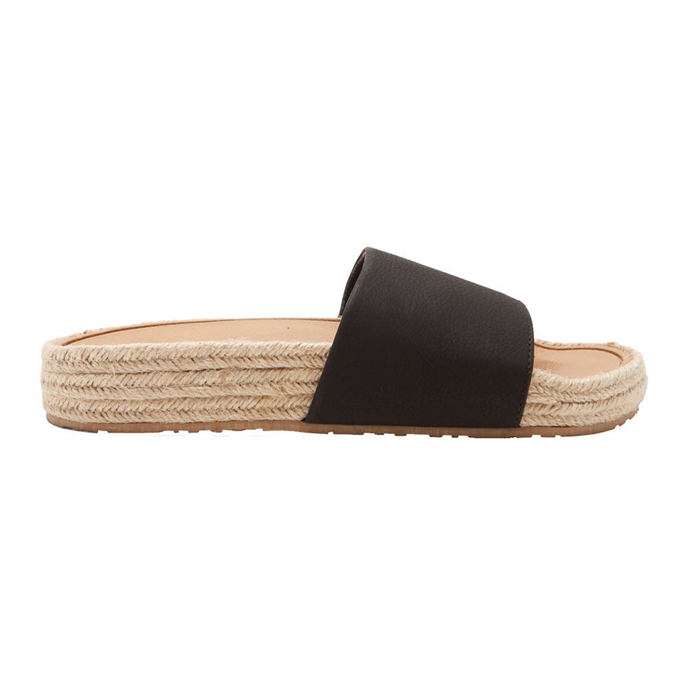 Roxy SLIPPY ESPADRILLE - Sandales Femme black