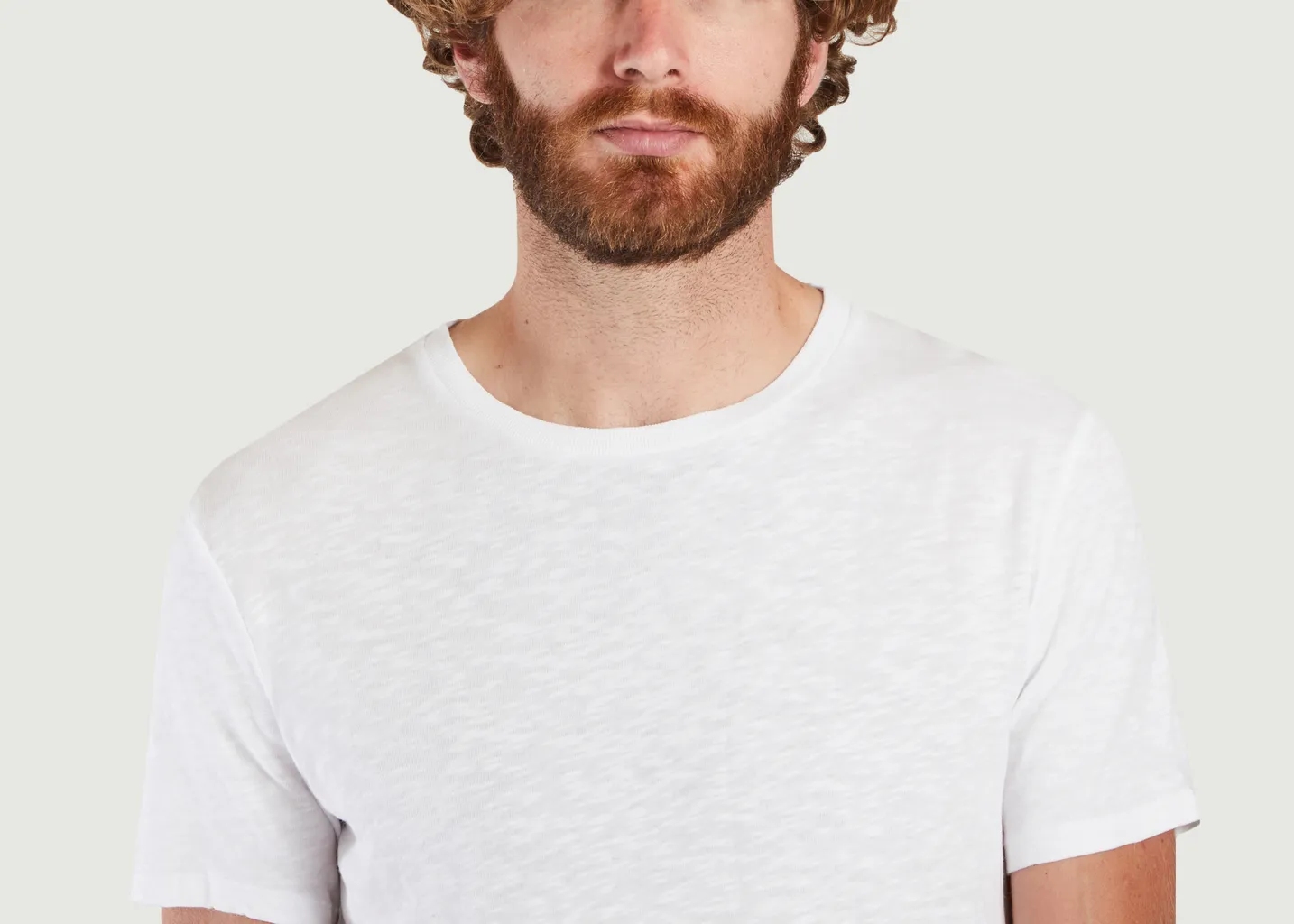 T-shirt ajusté en coton flammé Bysapick American Vintage