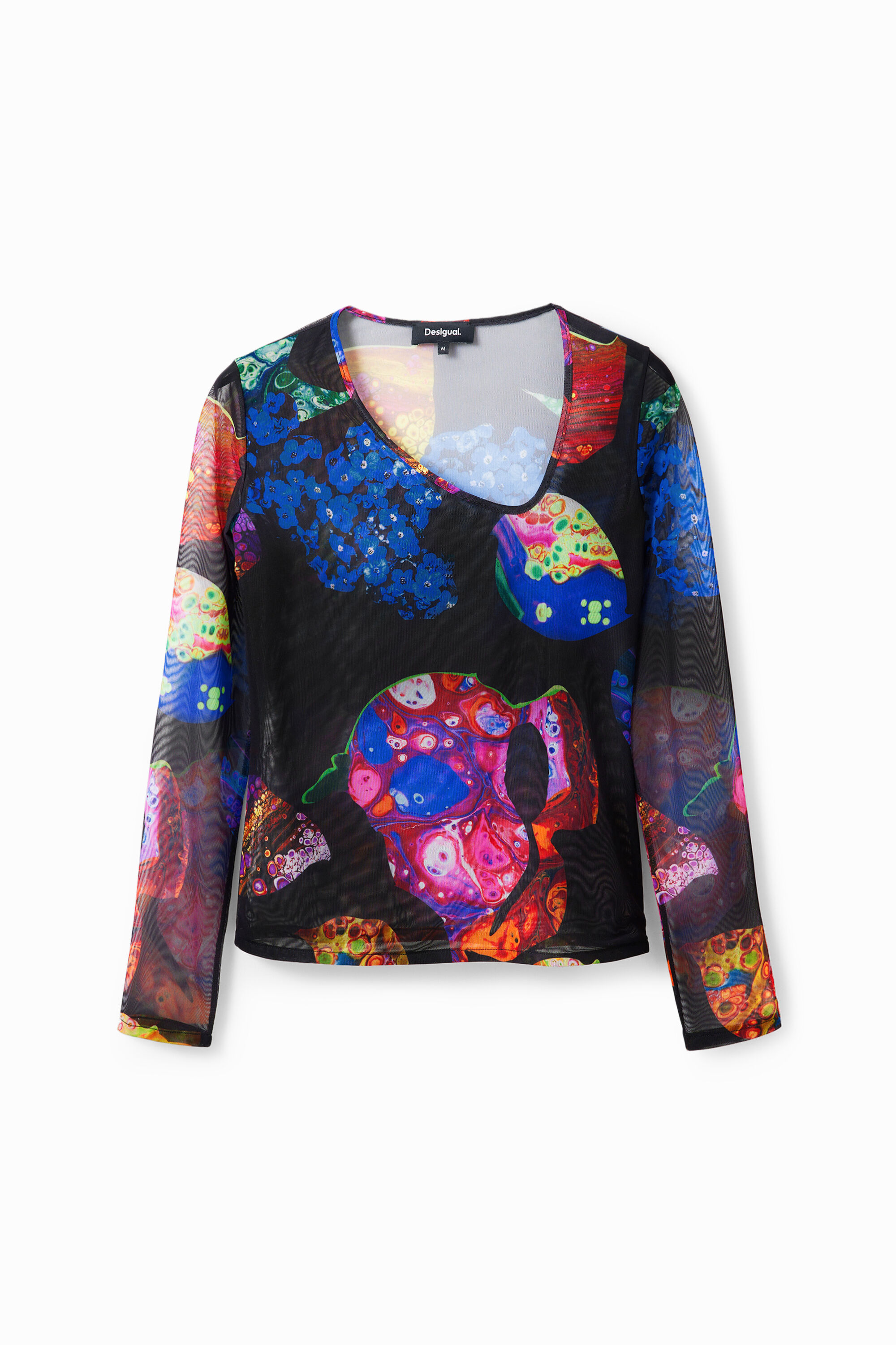T-shirt tulle minéral M. Christian Lacroix