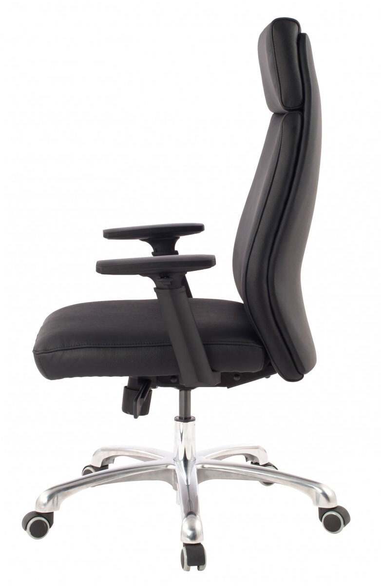 Chefsessel 68 x 118 cm schwarz silber