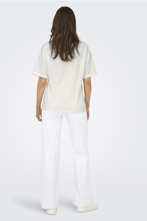 Jacqueline de Yong witte dames t-shirt