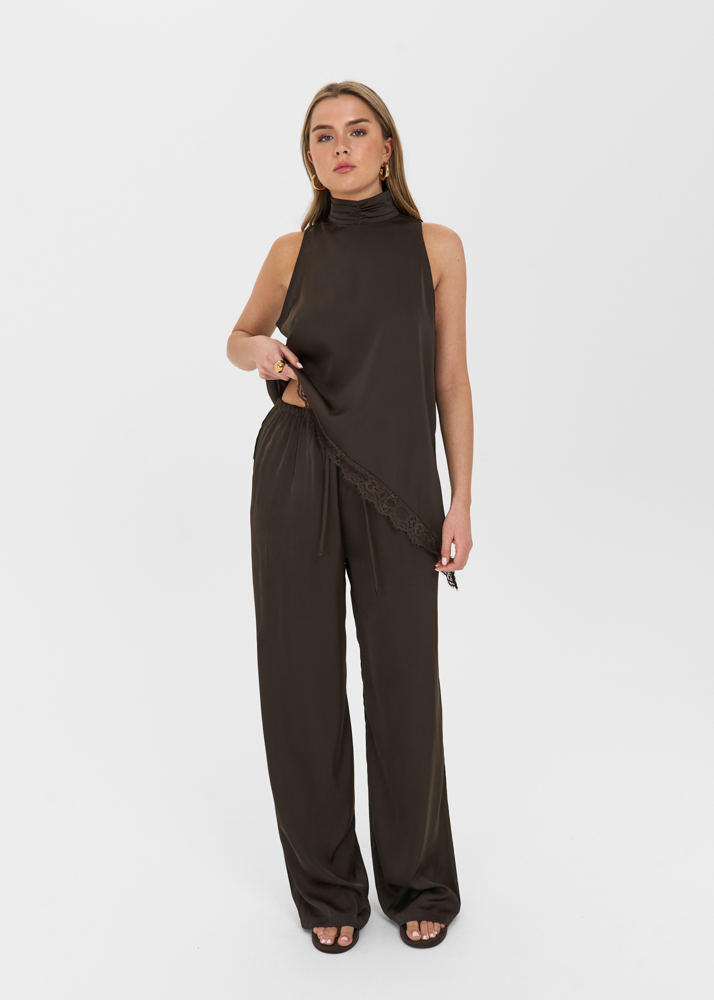 Nova broek choco bruin
